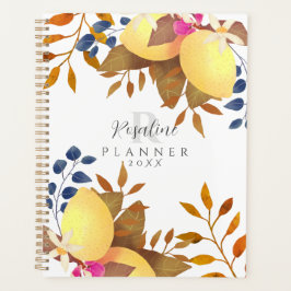 Lemon Chic Monogram White Planer