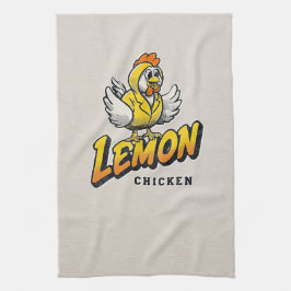 Lemon Chicken - Fun Food Design Geschirrtuch