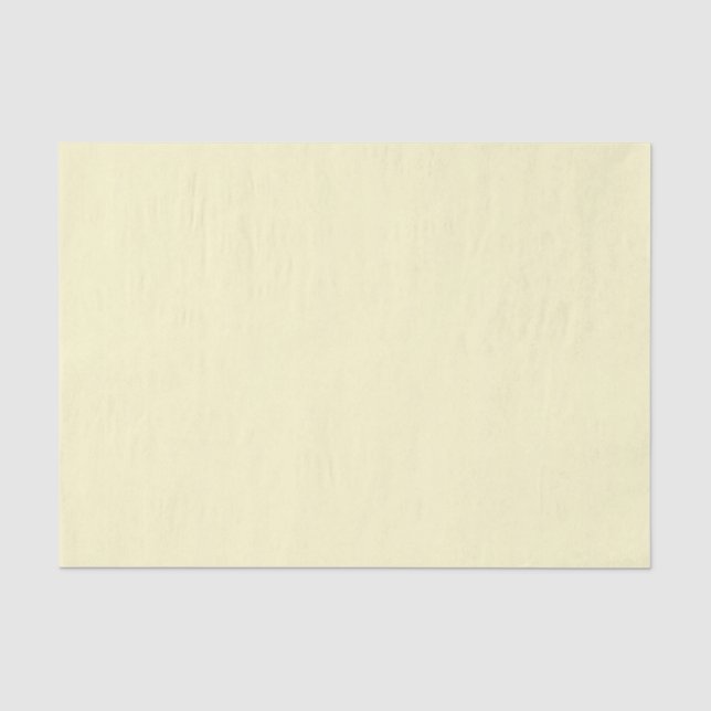 Lemon Chiffon Tissue Paper Seidenpapier (Vorderseite)