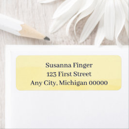 Lemon Chiffon Watercolor