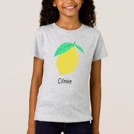 Lemon Citroen Dutch Fruit Fun Food Art T-Shirt
