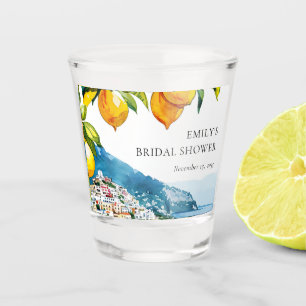 Lemon Citrus Amalfi Küste Brautparty Schnapsglas