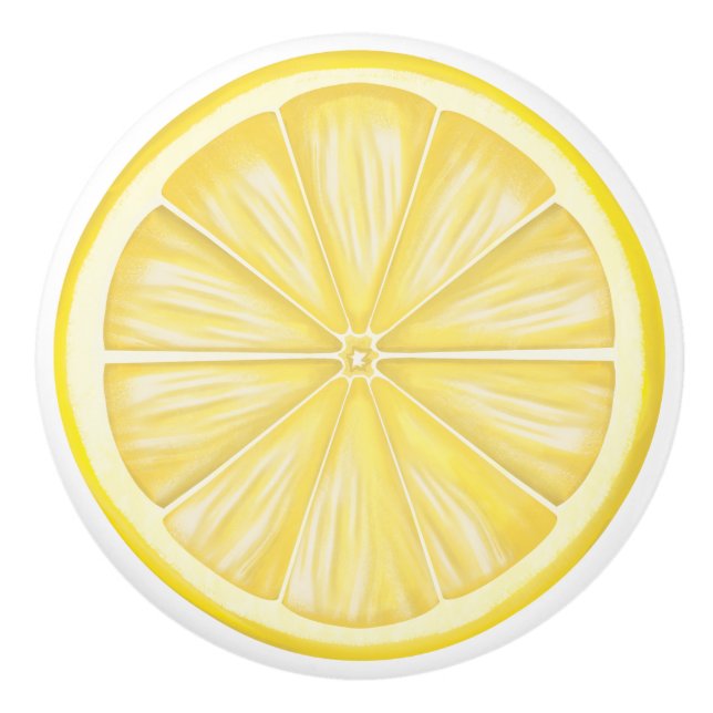 Lemon Citrus Amalfi Küste Keramikknauf (Vorderseite)