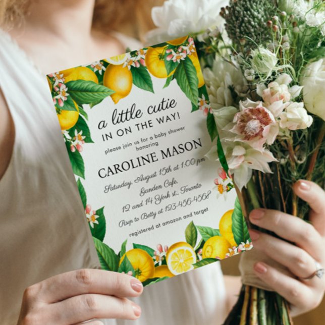 Lemon Citrus Baby Dusche Einladung (Von Creator hochgeladen)