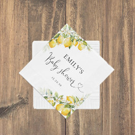Lemon Citrus Baby Duschpapier Napkin Serviette