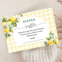 Lemon Citrus Babydusche Gelbe Windelwanne