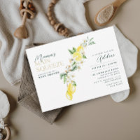 Lemon Citrus Mama's Haupt Squeeze Baby Dusche