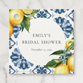 Lemon Citrus Positano Italienisches Brautparty Geschenkanhänger