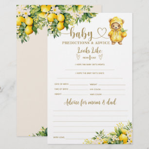 Lemon Citrus Summer Baby Showspiel