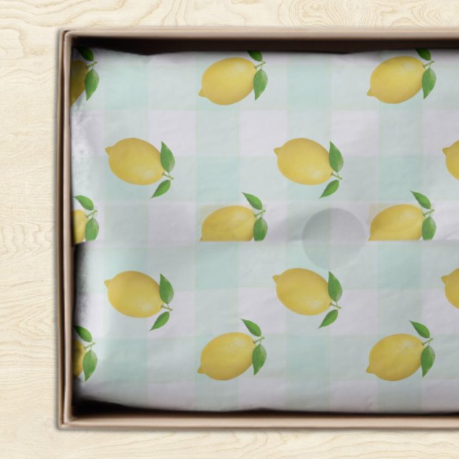 Lemon Citrus Summer Birthday Seidenpapier (Von Creator hochgeladen)