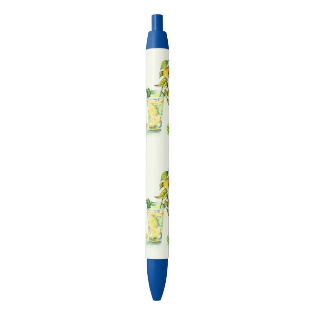 Lemon Cool Drink Lemonade Funny Pen Geschenk Kugelschreiber (Vorderseite Vertikal)