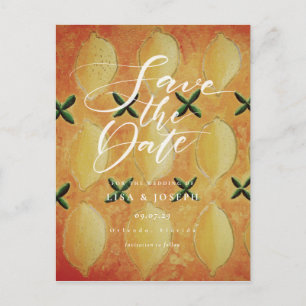 Lemon Country Script Postkarte