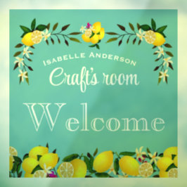 Lemon Craft Aqua Fensteraufkleber