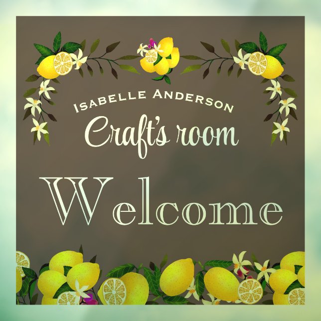 Lemon Craft Ash Gray Fensteraufkleber (Blatt 3)