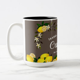 Lemon Craft Brown Zweifarbige Tasse