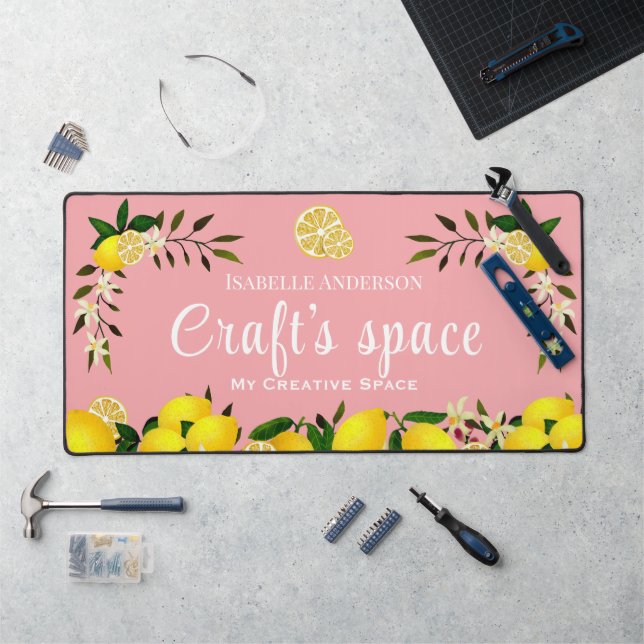 Lemon Craft Peach Schreibtischunterlage (Arbeitsplatz)