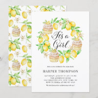 Lemon Cupcakes Wreath Es ist eine Girl Baby Dusche