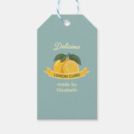 Lemon Curd Geschenkanhänger