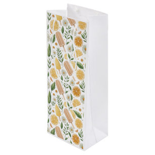 Lemon Daisy Geschenktasche – Wiederverwendbare Blu Geschenktüte Für Weinflaschen
