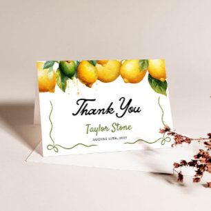 Lemon Danke-Card   Dankeskarte