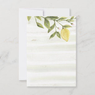 Lemon danke Ihnen Karten