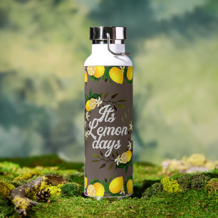 Lemon Days Brown Trinkflasche