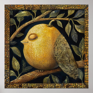Lemon Decorative Malerei Art Print Poster