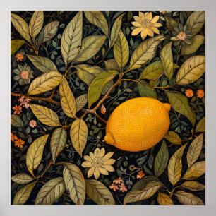 Lemon Decorative Malerei Art Print Poster
