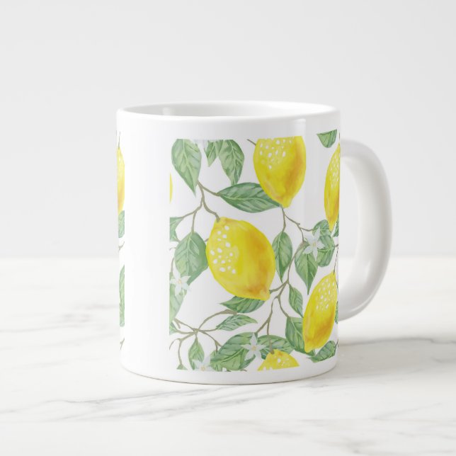 Lemon Design Jumbo-Tasse (Vorderseite Rechts)