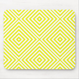 Lemon Diamond Zickzack Mousepad