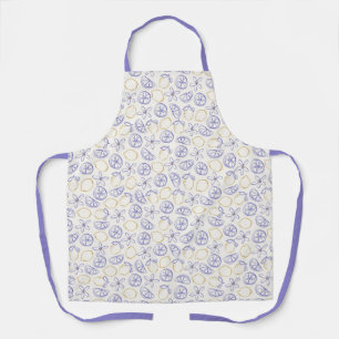 Lemon Doodle Pattern Schürze