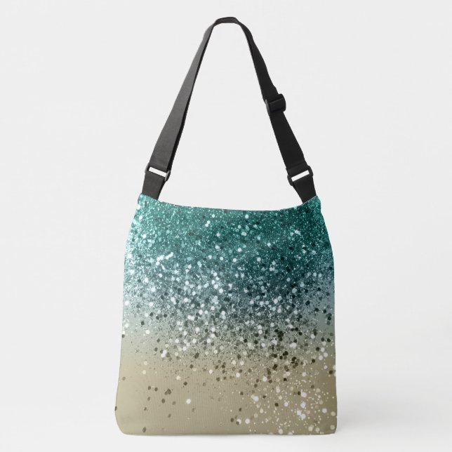 Lemon Drehung Beach Glitzer #1 Tragetaschen Mit Langen Trägern (Vorderseite)