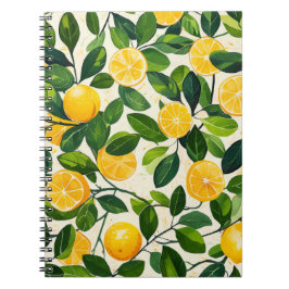"Lemon Drehung Notebook" Notizblock