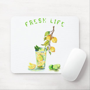Lemon Drink Mouse Pad Mousepad