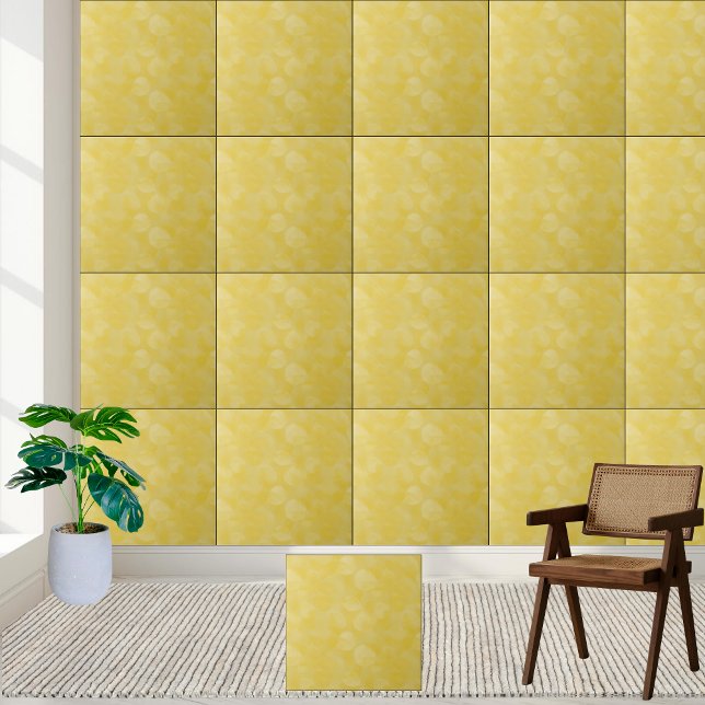 Lemon Drop Bumbleberries Keramik Tile Fliese (Lemon Drop Bumbleberries Ceramic Tile)