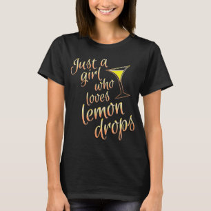 Lemon Drop Martini Design für Mädchen, die Lemo tr T-Shirt