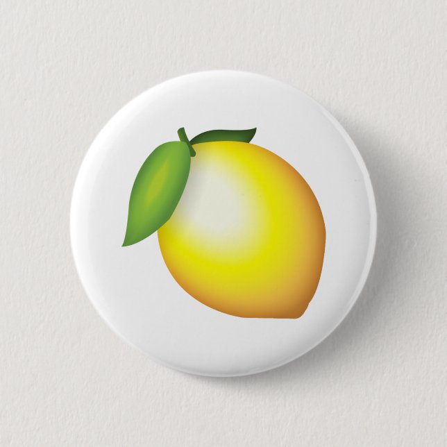 Lemon - Emoji Button (Vorderseite)