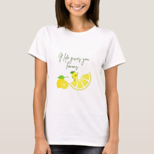 "Lemon "entworfener T - Shirt