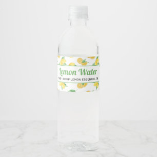 Lemon Essential Oil-Klasse Wasserflaschenetikett