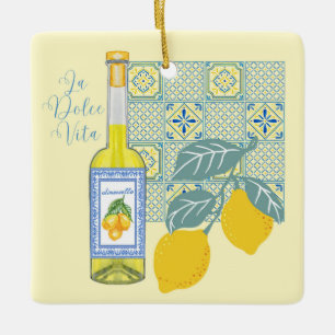 Lemon Farm Retro Keramikornament