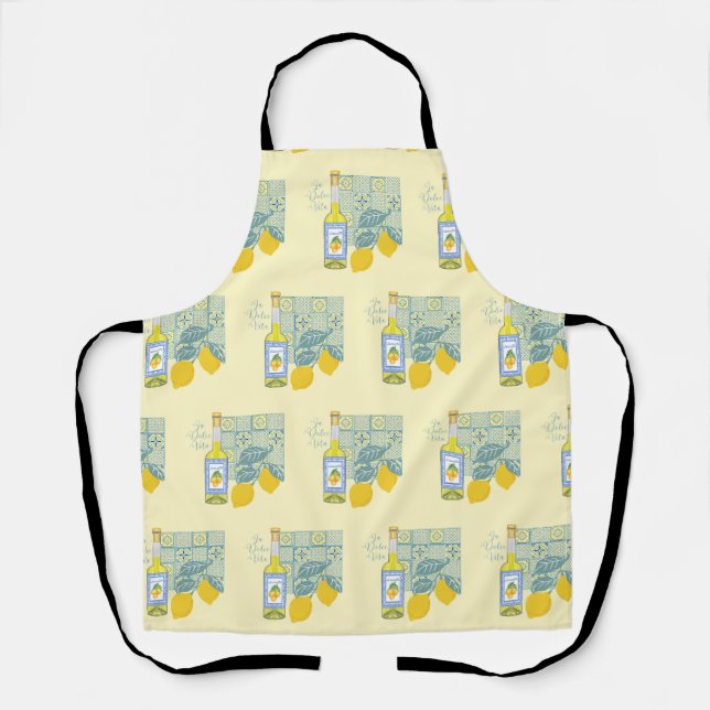 Lemon Farm Retro Schürze (Vorderseite)
