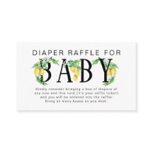 Lemon Floral Pink und White Citrus Diaper Raffel