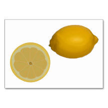 Lemon Food Reading Flashcards für Erwachsene