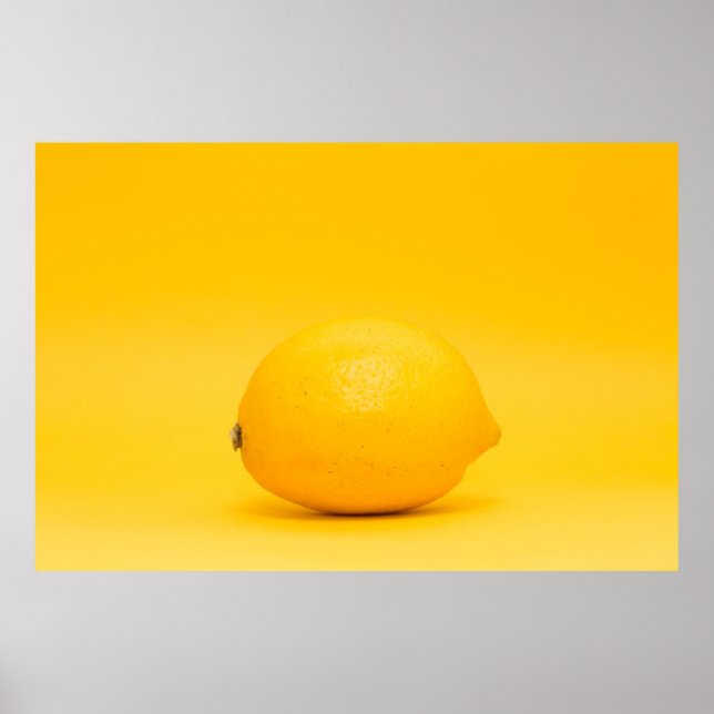 Lemon Foto Niedlich Design. Jetzt kaufen! Poster (Vorne)