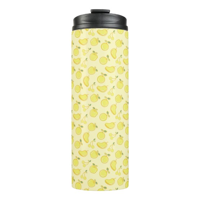 LEMON FRESH FRUIT PATTERN THERMOSBECHER (Vorderseite)