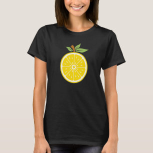 Lemon Frucht Vegan Vegetarians Slice Lemon T-Shirt
