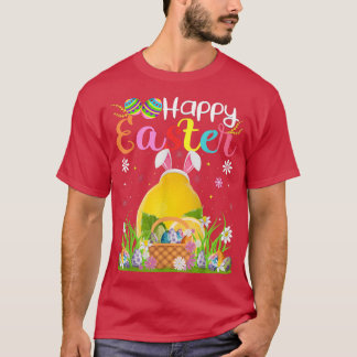 Lemon Fruit Bunny Egg Jagen Funny Lemon Happy Ea T-Shirt