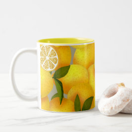 Lemon Full Paperweight Zweifarbige Tasse