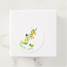 Lemon Gefallen Tags Juice Cool Drink Sommer Party Geschenkanhänger