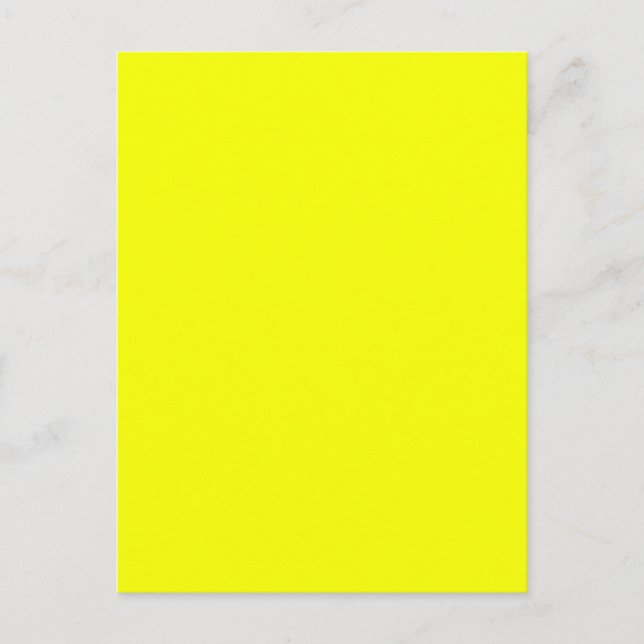 Lemon Gelbe Hintergrundfarbe anpassen! Postkarte (Vorderseite)